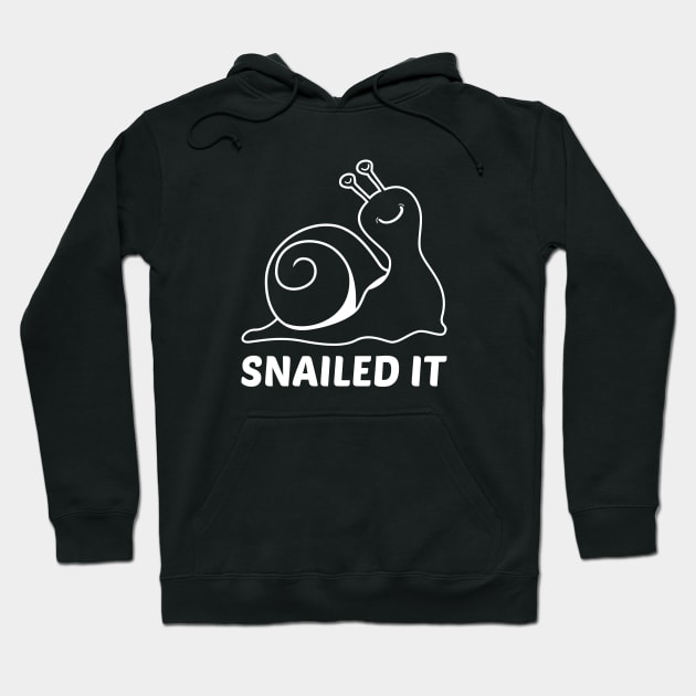 Snailed It Hoodie by Cherrific